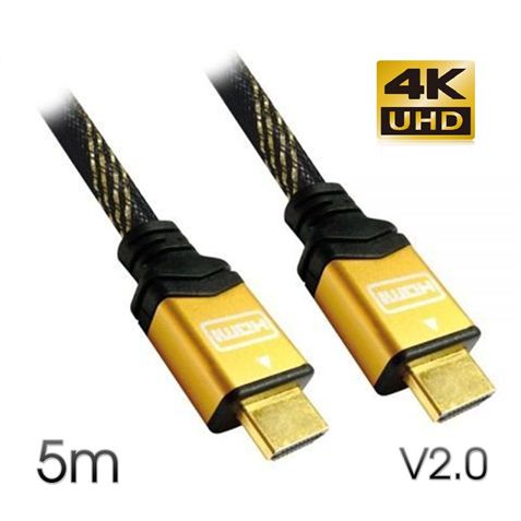 [IMG-CBL-HDMI-4K-3M-H] CABLE HDMI , 3Mts V2.0 PREMIUM ALTA VELOCIDAD / HEC 4K@60HZ 18GBPS A/M-A/M NEGRO