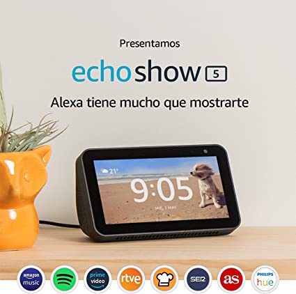 [SON-ALT-ECHOSHOW5] ALTAVOZ INTELIGENTE AMAZON ECHO SHOW 5 3ªGENERACION CON PANTALLA ALEXA