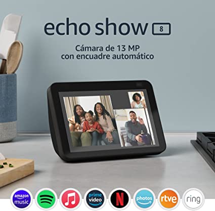 [SON-ALT-ECHOSHOW8] ALTAVOZ INTELIGENTE AMAZON ECHO SHOW 8 3ªGENERACION CON PANTALLA DE 8" ALEXA