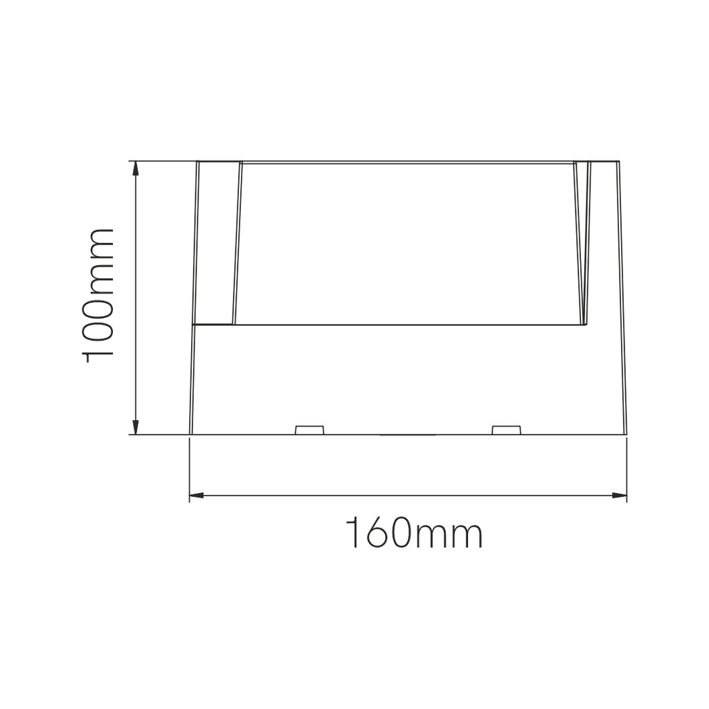 APLIQUE PARED ¨BLIS¨ SQ BLANCO 15W 1370lm 180º CCT SW 27/30/40ºK IP65