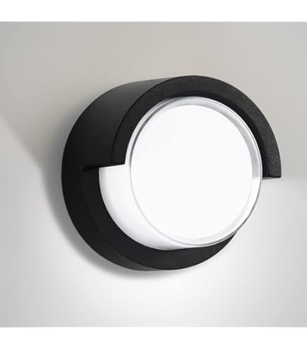 APLIQUE PARED ¨BLIS¨ RD NEGRO 15W 147098lm 100º SWITCH 27-30-40ºK IP65