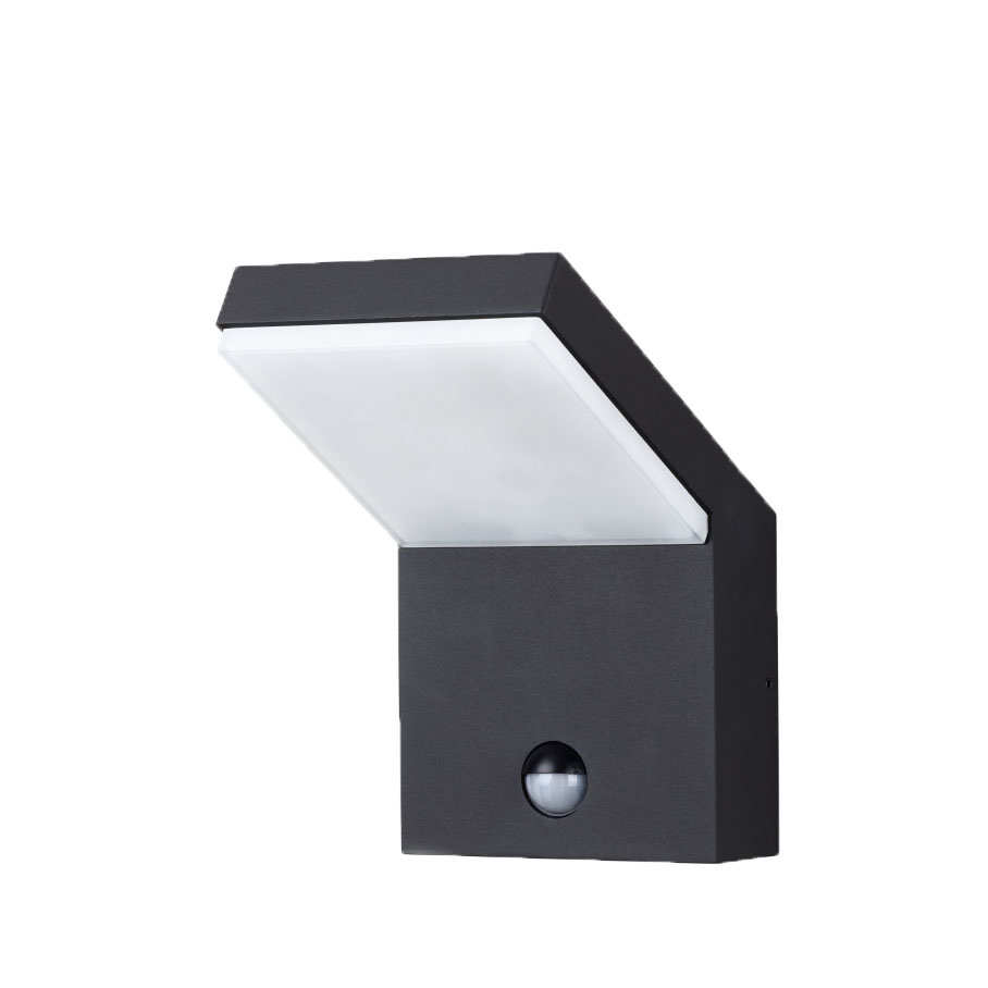 APLIQUE PARED ¨NEO XL¨ CON SENSOR NEGRO 18W 120º 3000ºK 1640lm IP65