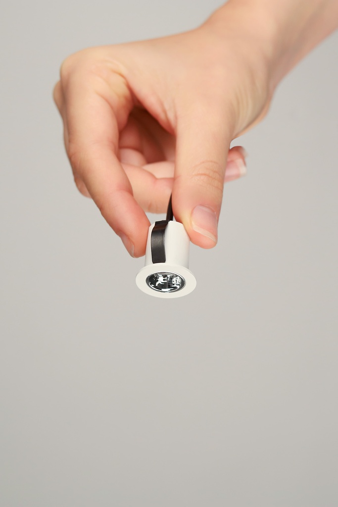 DOWNLIGHT ATOM 2W 3000ºK 90lm 24º BLANCO Ø22X24MM CORTE: Ø18MM