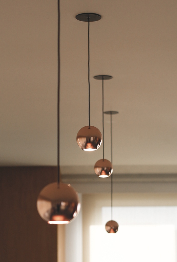 BORA MAGNET TRACK SUSPENSION ORO ROSA 48V 8,5W 36º 3000K 620lm