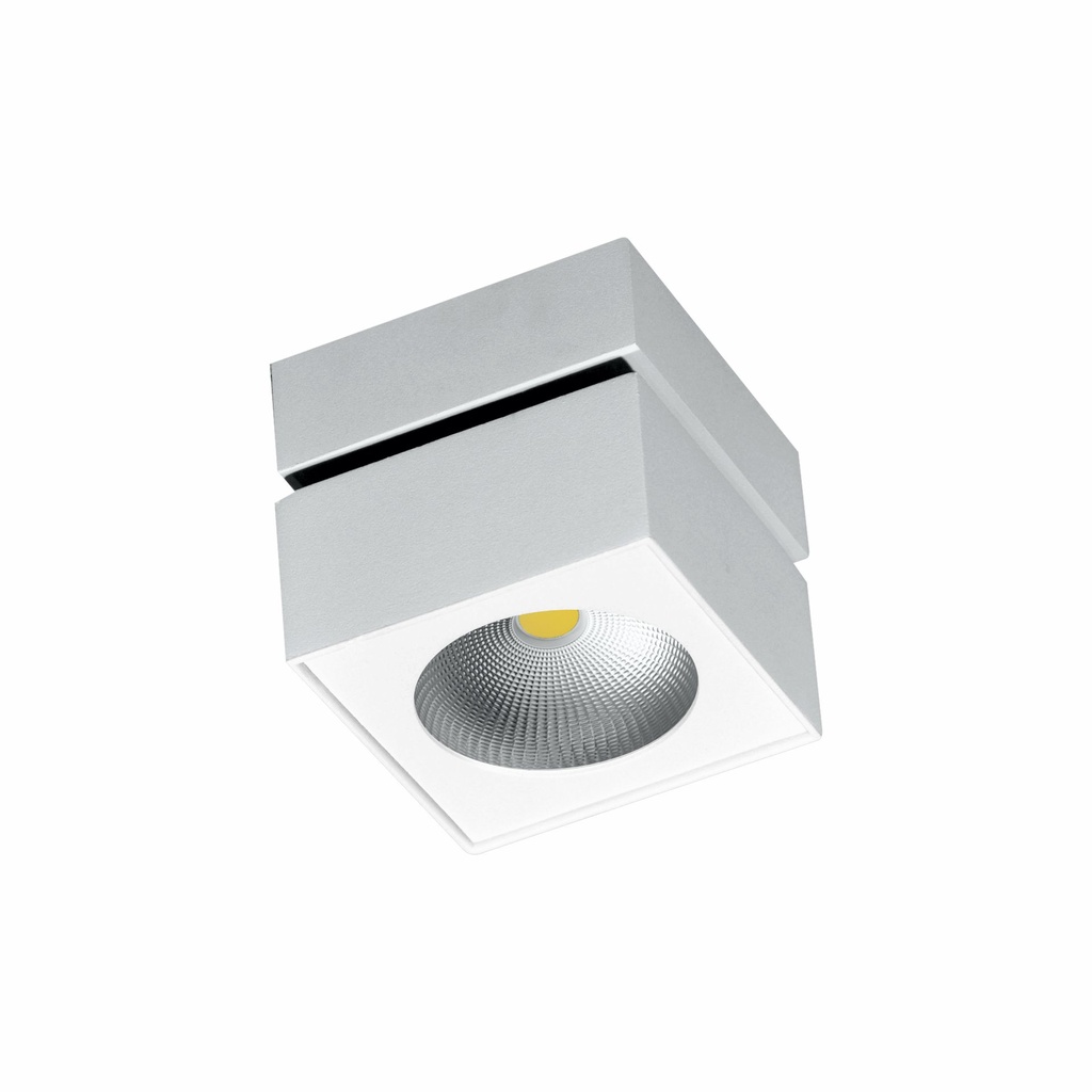 [APL-RUBYC-BL] APLIQUE ORIENTABLE 'RUBYC' SQ 14W CCT SWITCH (27-30-40ºK) 1205lm IP20 40º BLANCO