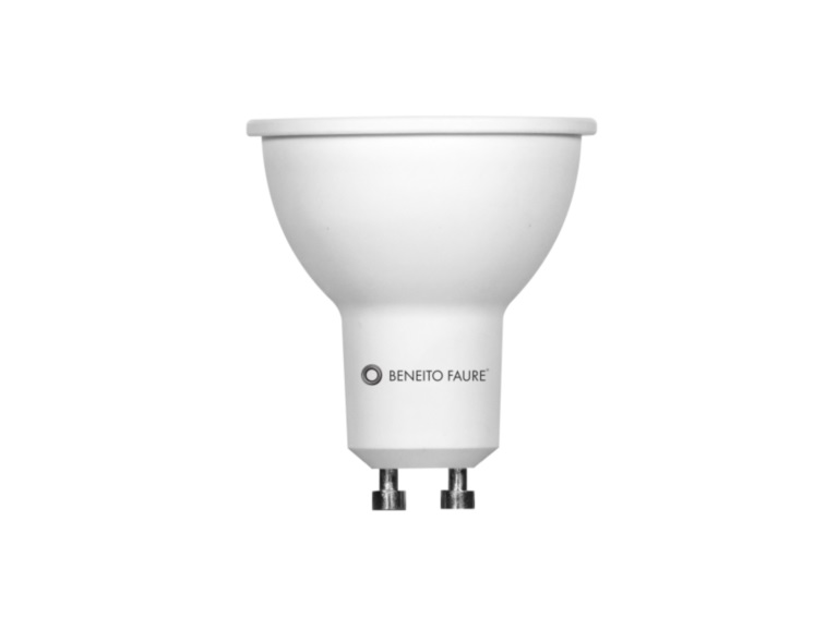 BOMBILLA LED DICROICA GU10 8W 2700ºK LUZ CALIDA 600LM 60º 25H