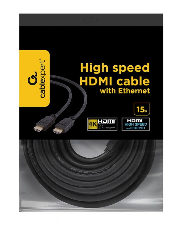 [IMG-CBL-HDMI-4K-15M2] CABLE HDMI , 15Mts V2.0 PREMIUM ALTA VELOCIDAD / HEC 4K@30HZ 10GBPS A/M-A/M NEGRO