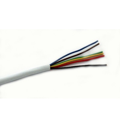 Mt. CABLE PORTERO 6 HILOS 6X0.22mm2