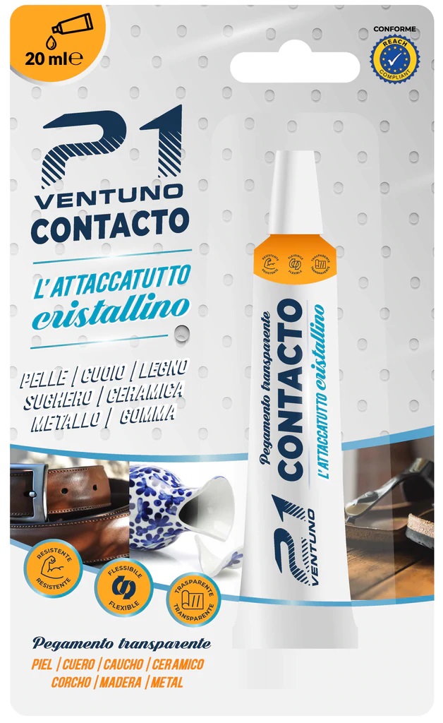 COLLA 21 PEGAMENTO DE CONTACTO CRISTALINO MULTIUSO 20ml