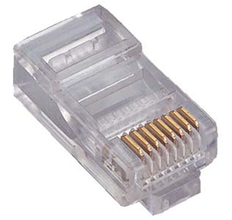 CONECTOR CLAVIJA MACHO 8 vias RJ45 UTP CAT5