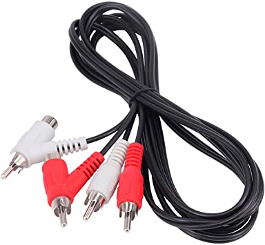 CABLE AUDIO 2 RCA MACHO - 2 RCA MACHO 1.5mts