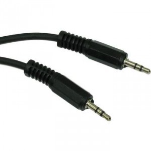 CABLE AUDIO MACHO-MACHO JACK 3,5mm 5Mts