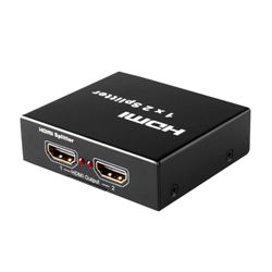 [IMG-SPLIT-HDMI-2P] MINI SPLITTER CROMAD HDMI 2 PUERTOS | 3D FULL HD