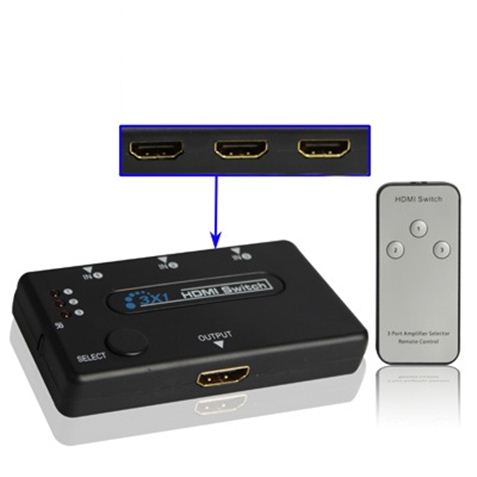 [IMG-SWI-HDMI-3P] SWITCH CROMAD HDMI 3 PUERTOS 1080P
