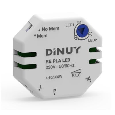 [DIM-REPLALE0] PASTILLA DIMMER LED DINUY 4-80/200W 2 HILOS