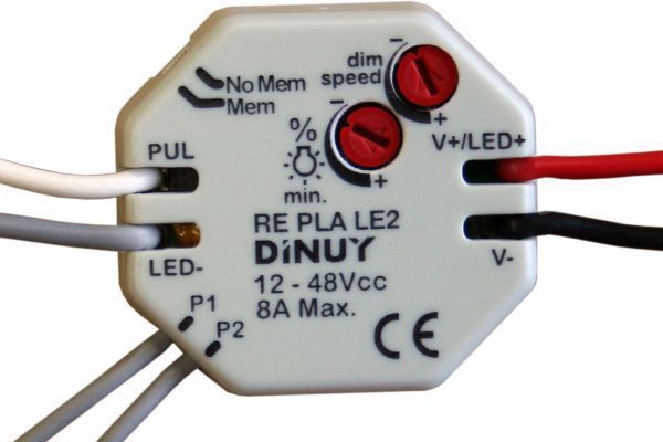 [DIM-REPLALE2] REGULADOR DIMMER PASTILLA LED 12-48VDC 8A