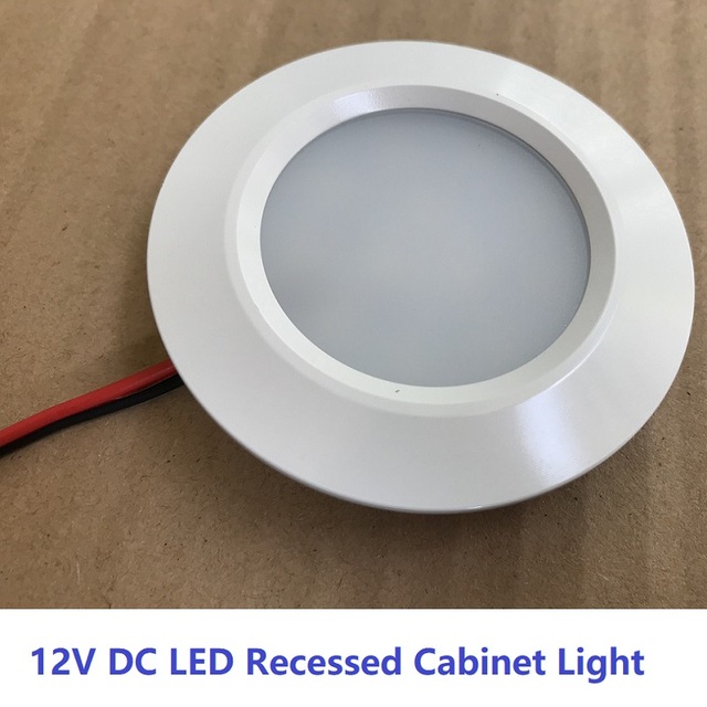 CABINET EMPOTRAR 3W 6K 12VDC Ø68X15mm BLANCO