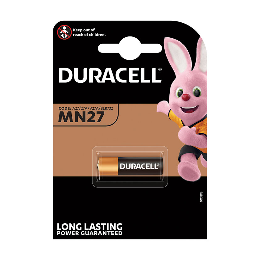 [BAT-27A-DUR] BATERIA ALCALINA MN27 12V DURACELL
