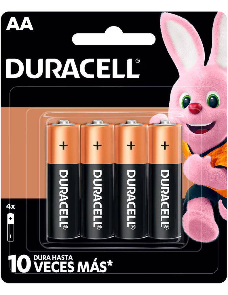 [BAT-AA-DUR] BATERIA ALCALINA AA 1,5V LR06 DURACELL PLUS