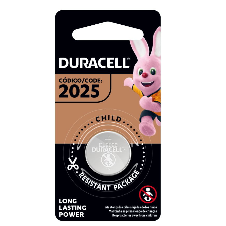 BATERIA DE BOTON CR2025 3V DURACELL