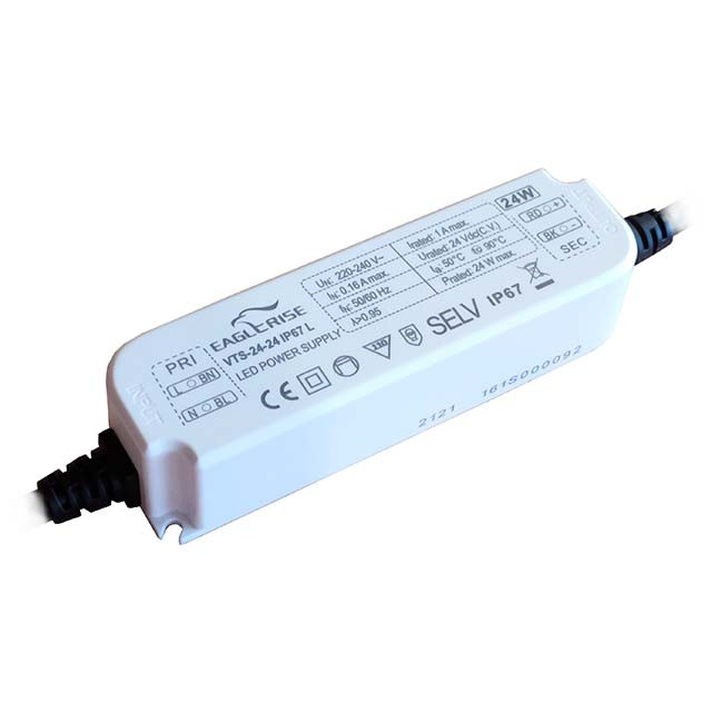 [DC-24V-24W-LPV] TRANSFORMADOR IP67 24W 24VDC 1A VTS2424 EAGLERISE