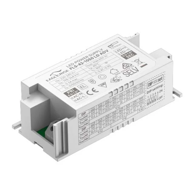 [DRI-9-52V-300-1050mA] MULTI DRIVER LED IN:198-265VAC OUT:9-52VDC 300->1050mA