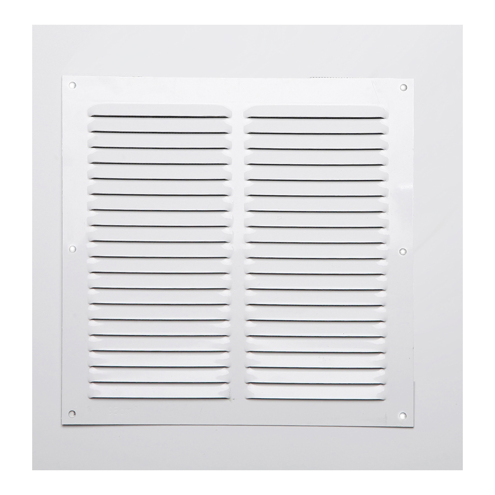 [EXA-REJ-20X20] REJILLA S/BORDE ALUM 0.6 BLANCO LACADO 20X20