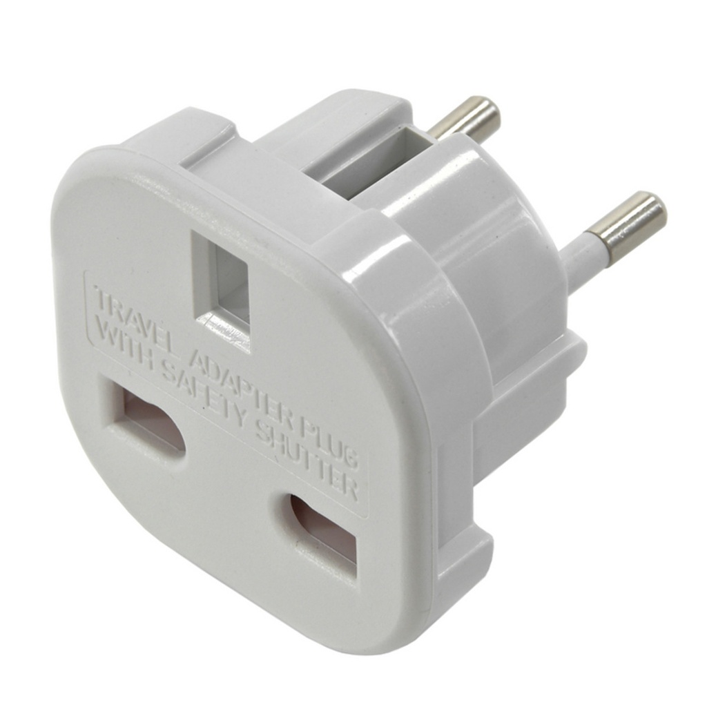ADAPTADOR ENCHUFE UK-EUR