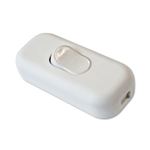 INTERRUPTOR DE PASO 2.5A BLANCO HEPO