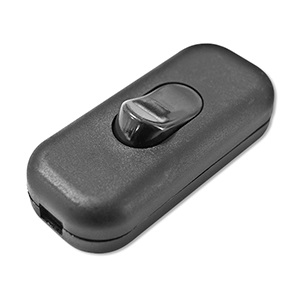 INTERRUPTOR DE PASO 25A NEGRO HEPO