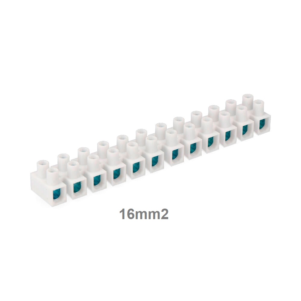 REGLETA CLEMA 16MM2 BLANCA