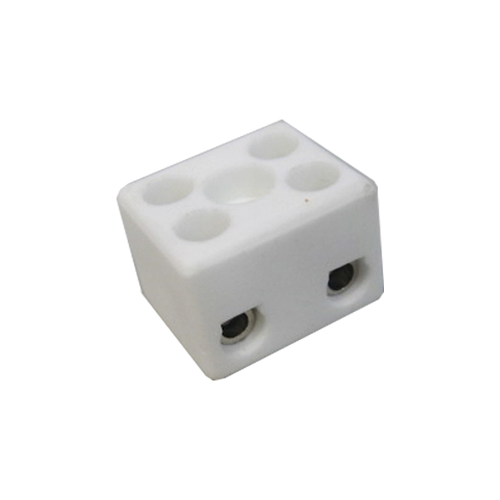 [REGLETA-CER-2X2.5MM] REGLETA DE CONEXION CERAMICA 2 BORNES 2.5MM2
