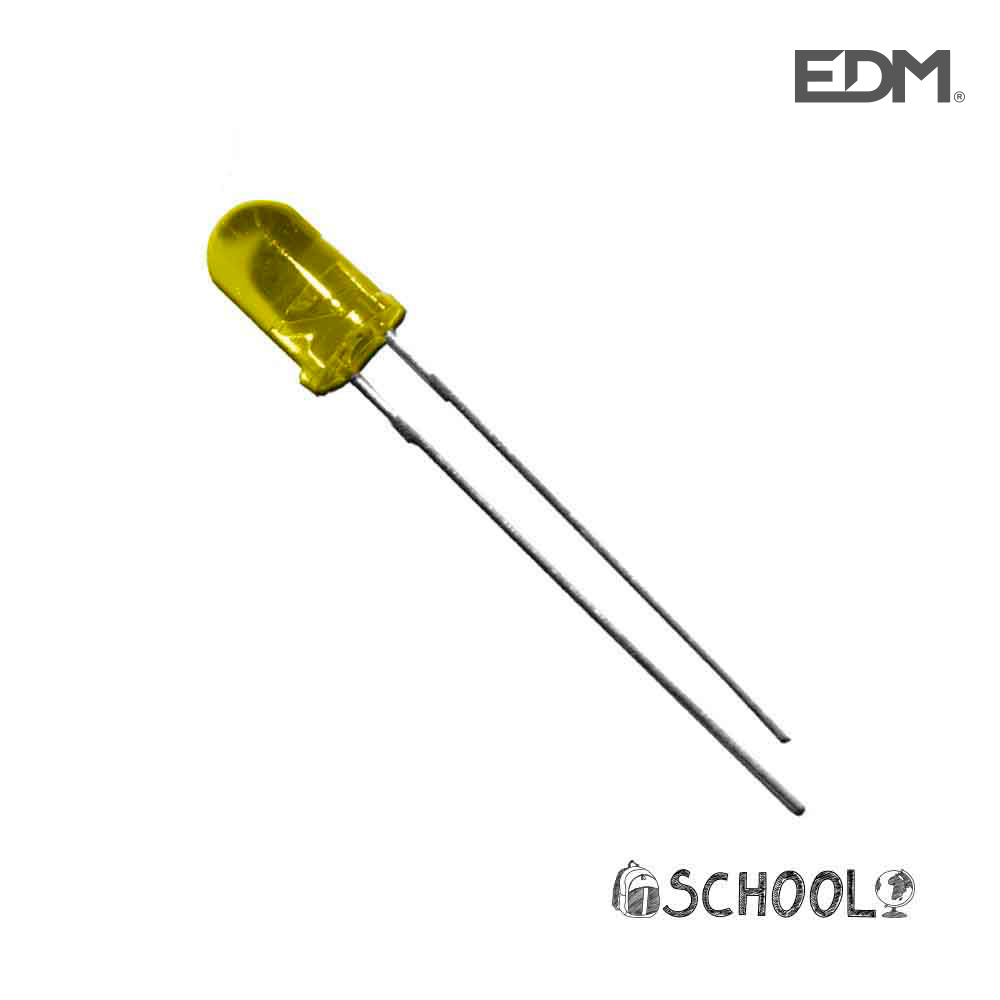 [LED-02010] DIODO LED AMARILLO 5mm 1.9V