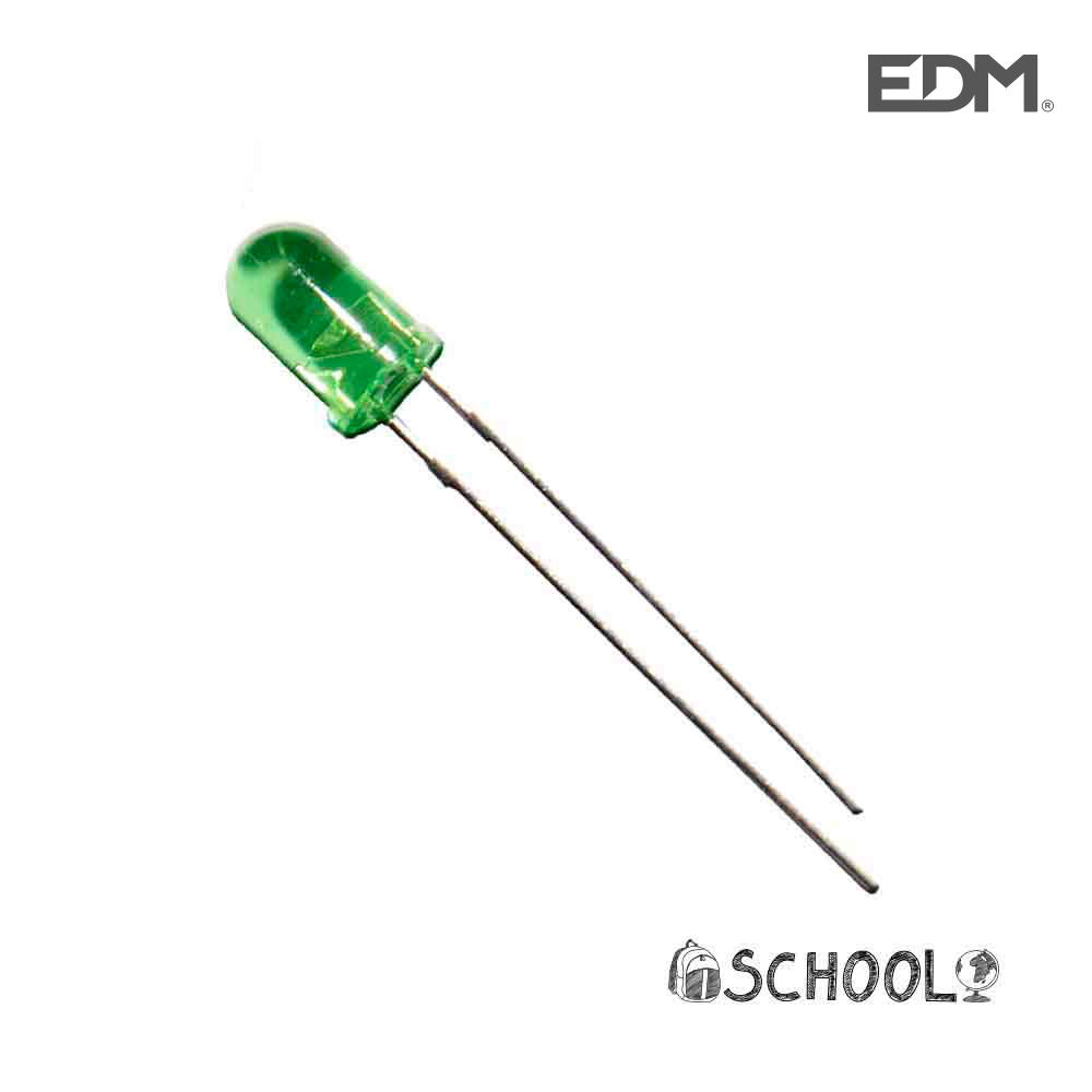 [LED-02012] DIODO LED VERDE 5mm 3.2V
