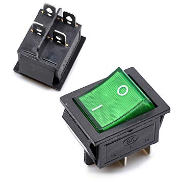 INTERRUPTOR EMP BIPOLAR 15A 250V VERDE GRANDE