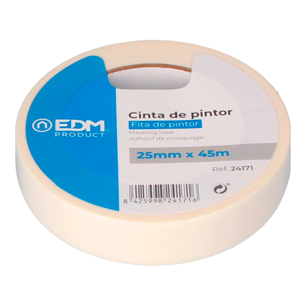 CINTA ADHESIVA DE PAPEL (PINTOR) 25mm*45mts