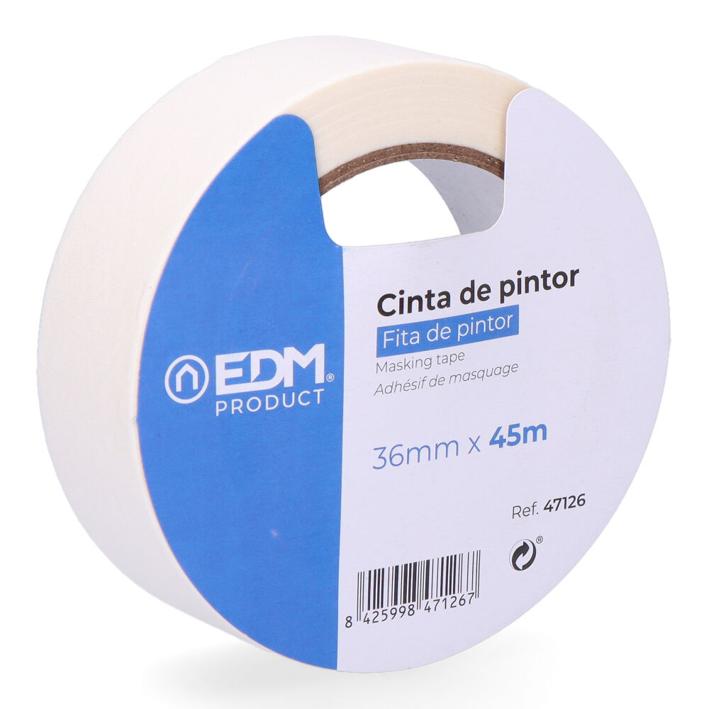 [CIN-PINTOR-36MMX45M] CINTA ADHESIVA DE PAPEL (PINTOR) 36mm*45mts