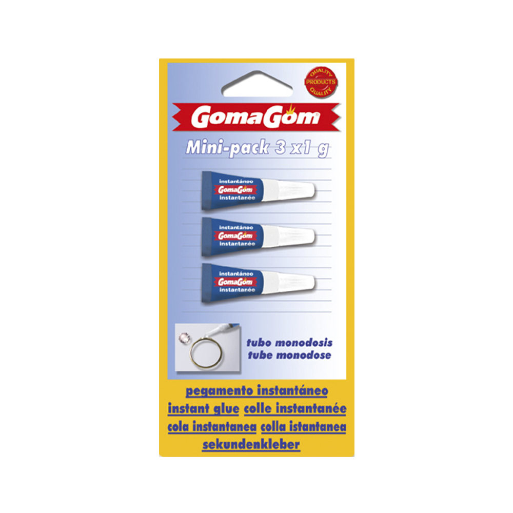 PEGAMENTO CIANOCRILATO LA GOTITA 1g BLISTER 3PCS
