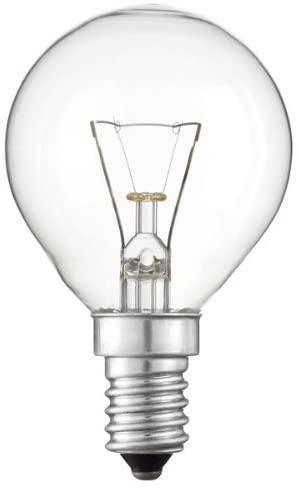 BOMBILLA ESFERICA CLARA E14 25W