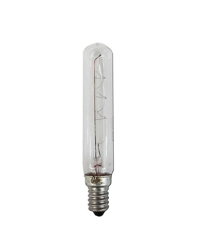 BOMBILLA TUBULAR FRIGORIFICO E14 25W 20X115MM INCANDESCENTE CLARA