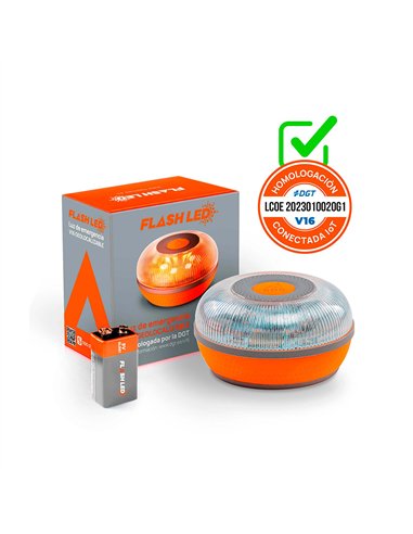 [LIN-99038] BALIZA DE EMERGENCIA TRAFICO PARA COCHE CONECTADA DGT V16