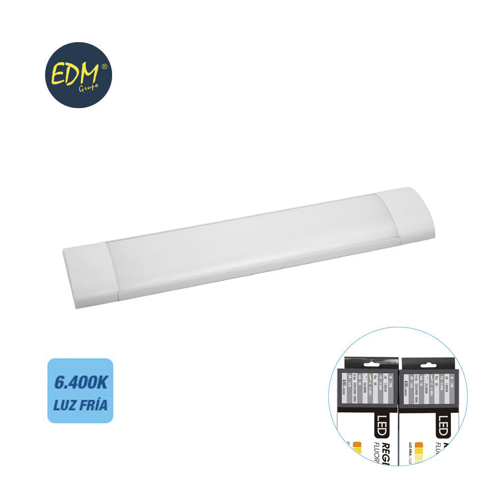 REGLETA ELECTRONICA LED 48W 6K LUZ FRIA 4200lm IP20 121cm