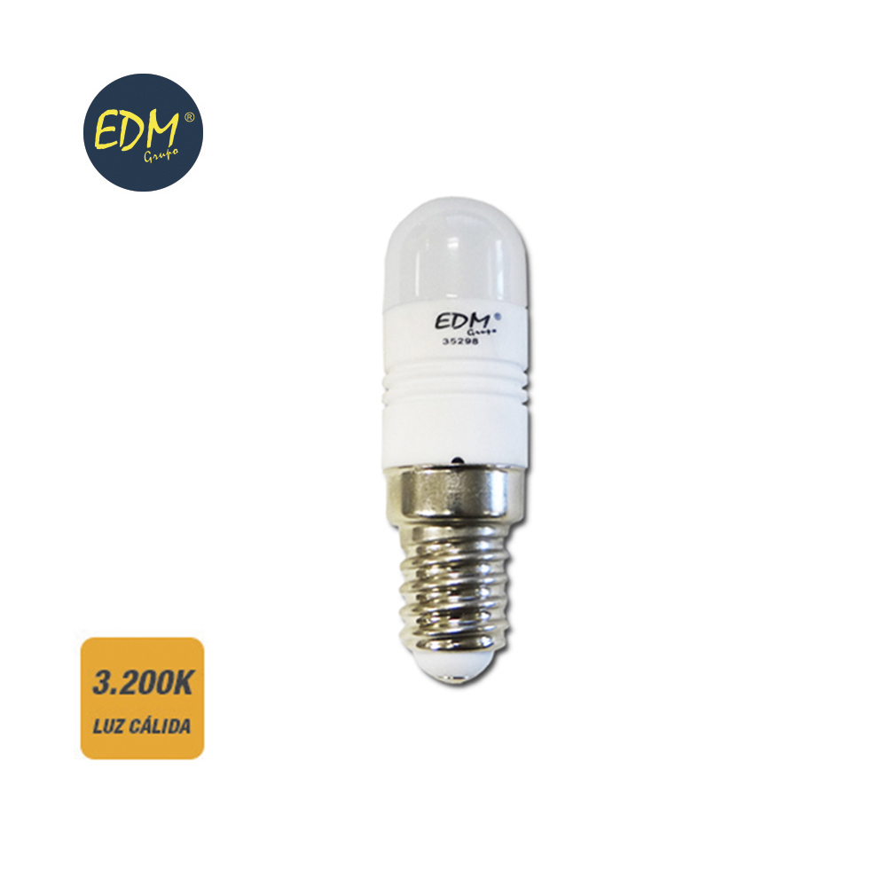 BOMBILLA LED PEBETERO E14 2.5W 3K LUZ CALIDA 220LM 160º