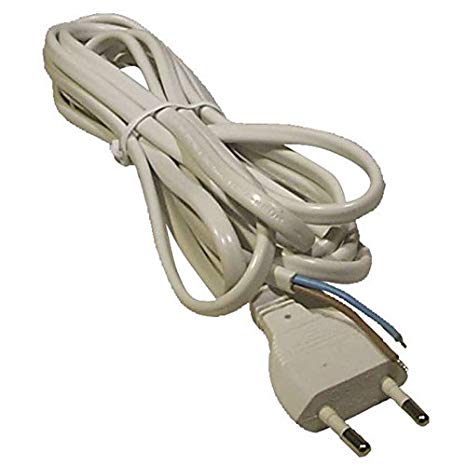 CABLE 2X0.75 2.5A C/INTERRUPTOR BLANCO