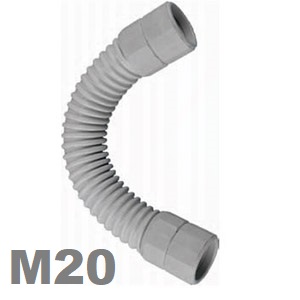 CURVA FLEXIBLE GRIS 20