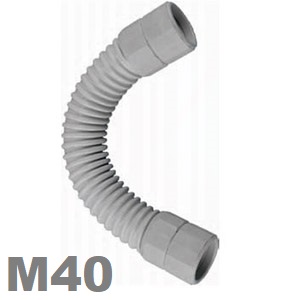 CURVA FLEXIBLE GRIS 40