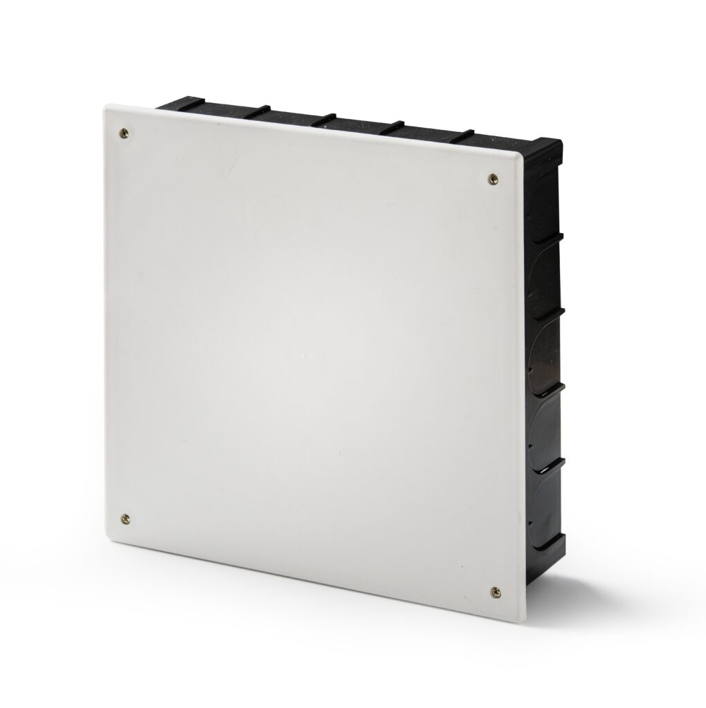 [CAJA-FA-EM-27X27] CAJA REGISTRO Y DERIVACION DE EMPOTRAR 270X270X70mm TAPA CON TORNILLOS