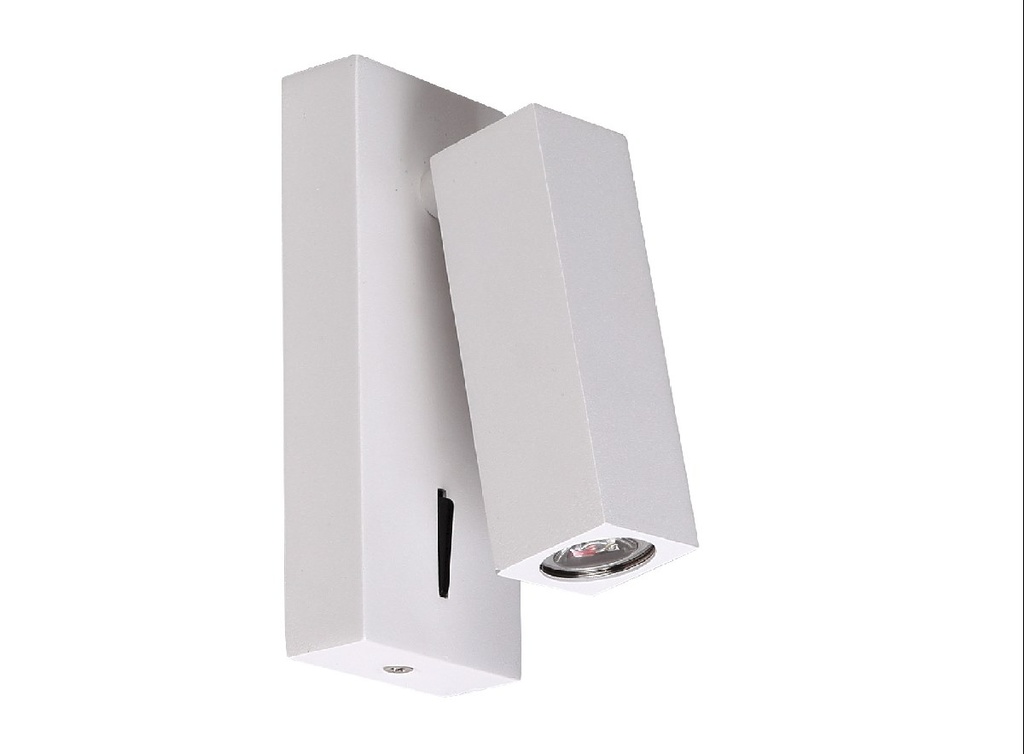 APLIQUE LED LECTOR DE CABECERA 3W 180lm 2700ºK 120º BLANCO