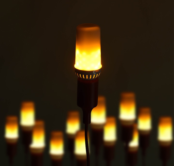 [E27-LLAMA] BOMBILLA LED EFECTO LLAMA E27 3W 25H ULTRA-CALIDO