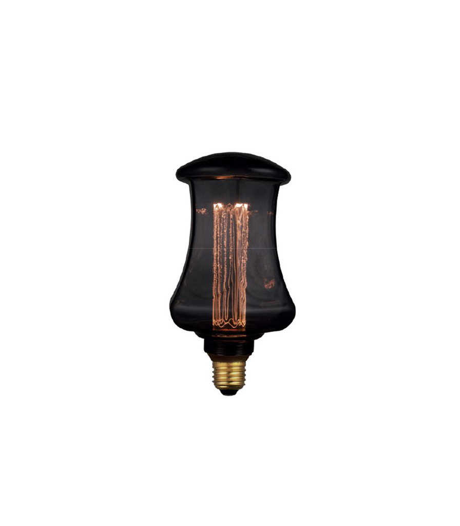 BOMBILLA DECORATIVA SMOKY GLASS E27 S100 4W 1800ºK 230VAC 360º 120lm